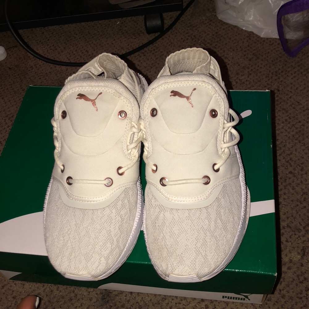 White sneakers